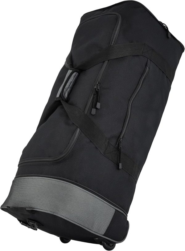 32-inch Collapsible Expandble Travel Rolling Duffel Bag - Image 5